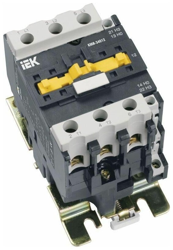 KKM31-050-230-11 Контактор КМИ-35012 50А 230В/АС3 1НО,1НЗ IEK - фото №1