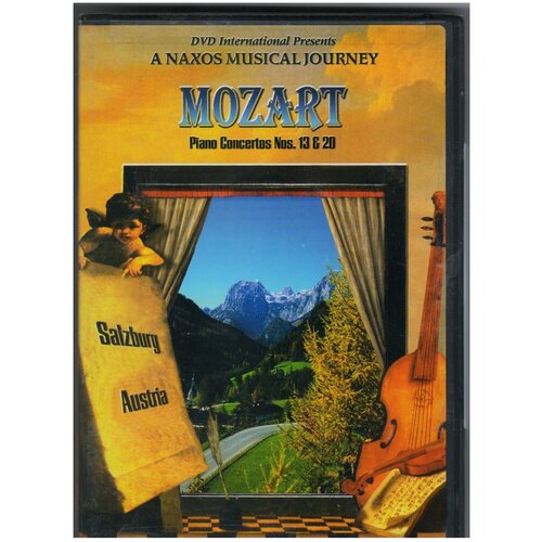 Mozart - Piano Concertos 13 20-Musical Journey - Scenes Of Salzburg Naxos DVD Deu ( ДВД Видео 1шт)