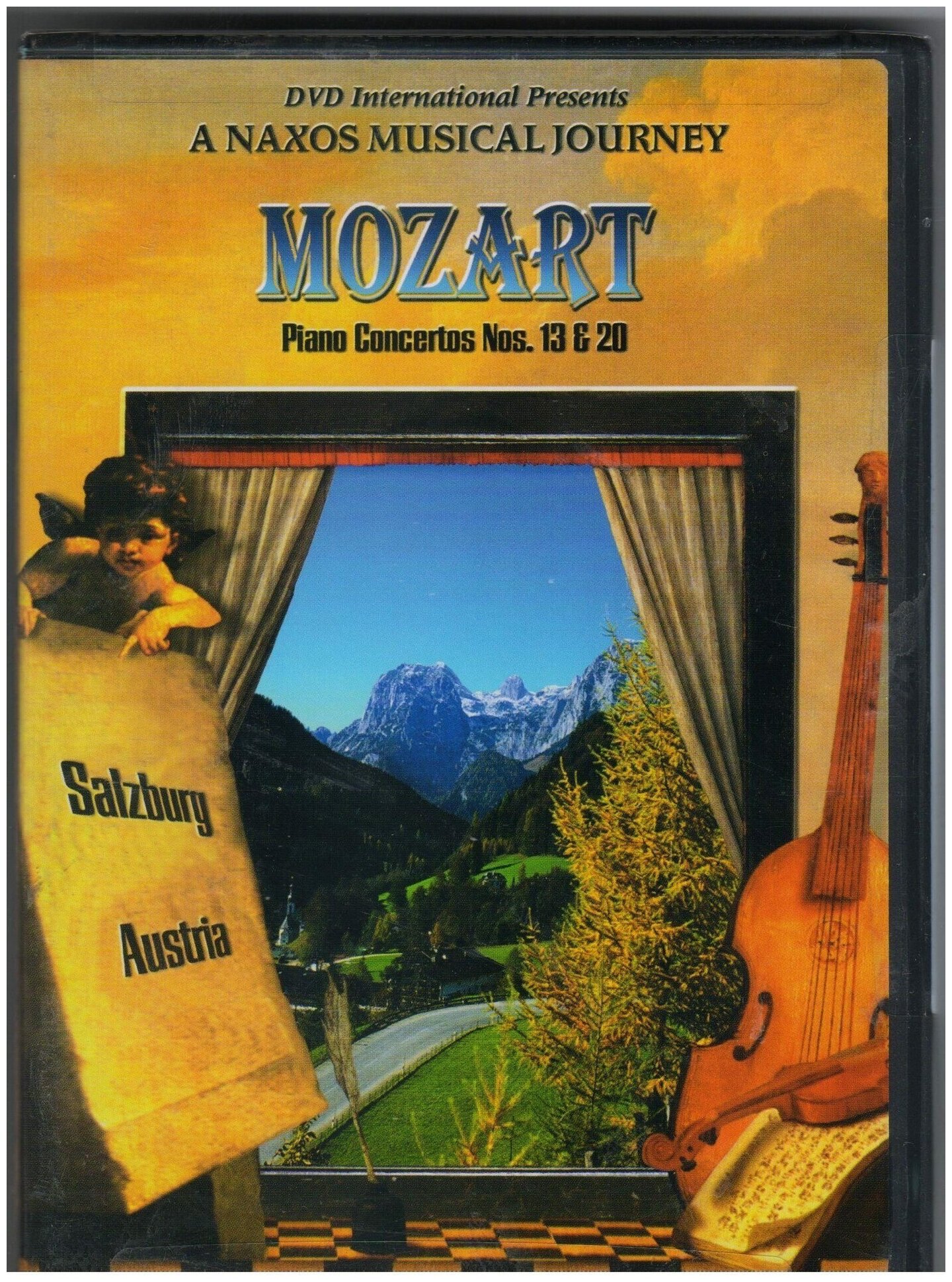 Mozart - Piano Concertos 13 20-Musical Journey - Scenes Of Salzburg Naxos DVD Deu ( ДВД Видео 1шт)
