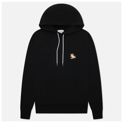 Мужская толстовка Maison Kitsune Chillax Fox Patch Classic Hoodie чёрный, Размер XXS