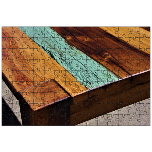 фото Магнитный пазл 27x18см."древесина, таблица, годовые кольца" на холодильник lotsprints