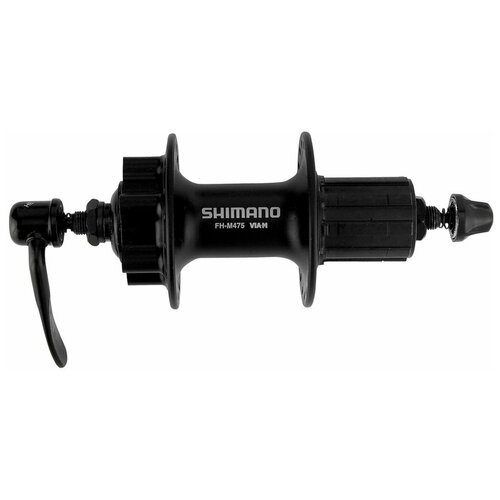 фото Втулка задняя shimano alivio fh-m475l, 8/9/10/11 скоростей 32h, 135 мм old, ось 10 мм, qr: 166 мм дисковый, под ротор 6 болтов, под кассету, 31012126