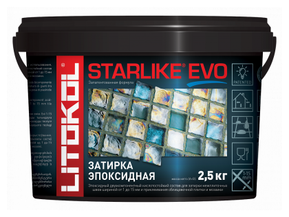 Эпоксидная затирочная смесь LITOKOL STARLIKE EVO S.225 TABACCO 1 кг