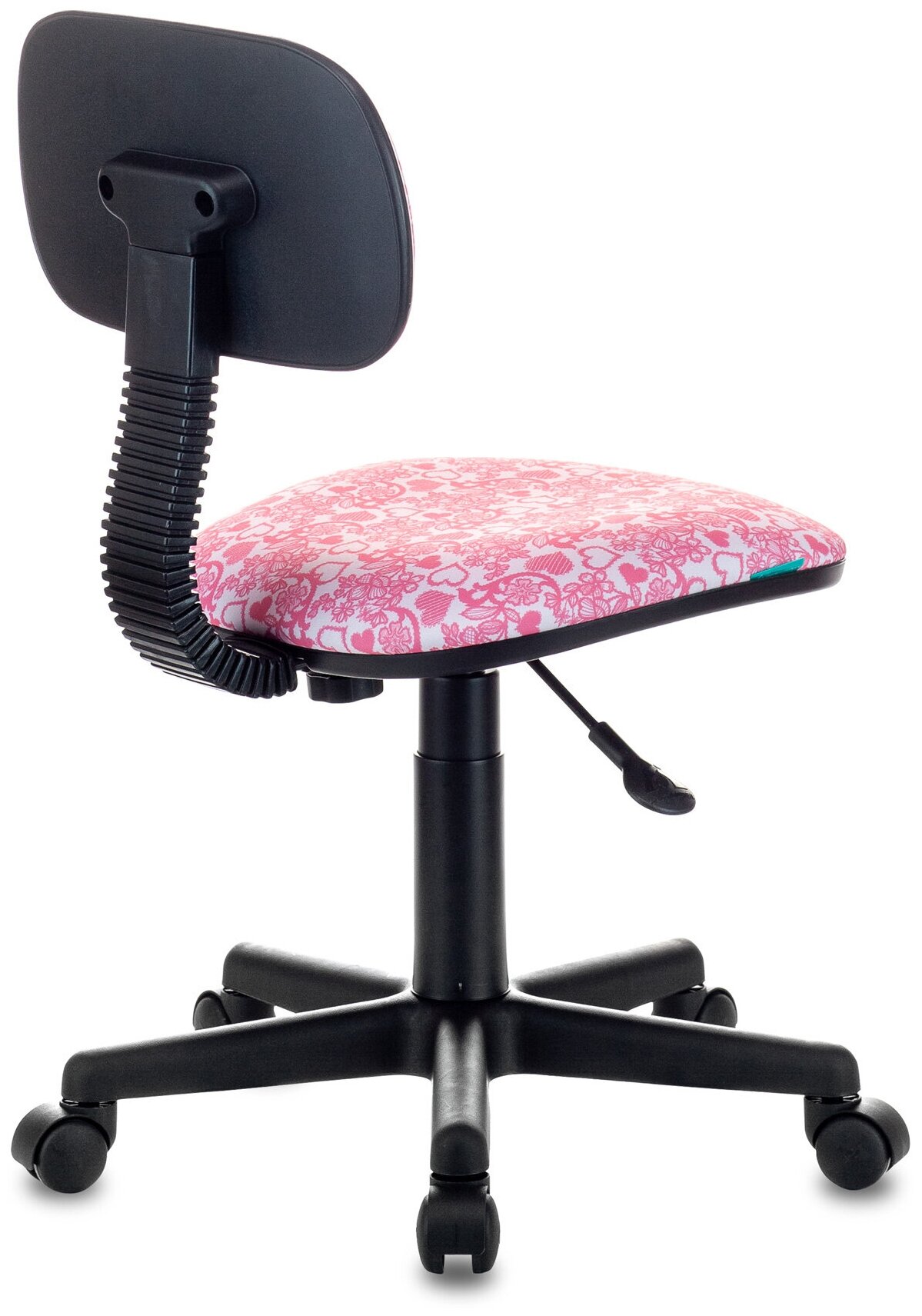 Кресло детское CH-201NX розовый сердца Hearts-Pk крестовина пластик / Компьютерное кресло для ребенка, школьника, подростка - фотография № 5