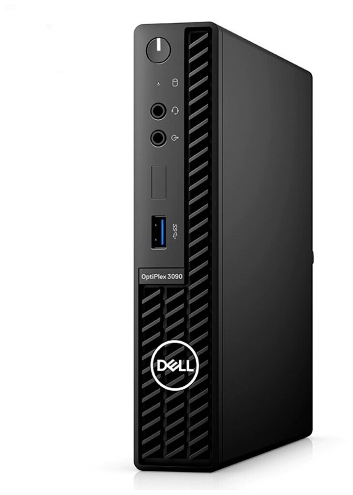 Системный блок DELL OptiPlex 3090 Micro BTX 3090-9318, i3-10105T/8GB/256GB SSD/W10 Pro+W11 Pro license/k+m