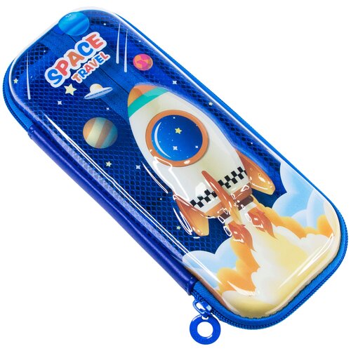 Пенал Космос (N 1) Космонавт, школьный, детский, космический, для канцелярских принадлежностей