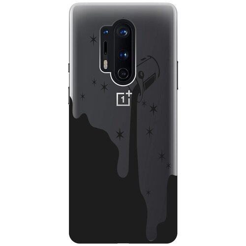 Силиконовый чехол с принтом Magic Paint для OnePlus 8 Pro / ВанПлюс 8 Про силиконовый чехол с принтом instaholic для oneplus 8 pro ванплюс 8 про