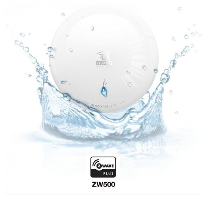 Умный датчик протечки Fibaro Flood Sensor Z-Wave EU (FGFS-101)