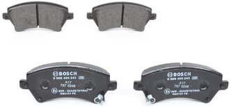 Дисковые тормозные колодки передние Bosch 0986495243 для Toyota Corolla (4 шт.)