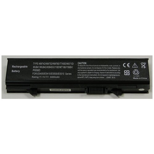 Аккумулятор для ноутбука Dell Latitude E5400, E5500, Е5410, E5510 (Y568H, RM668), 4400mAh