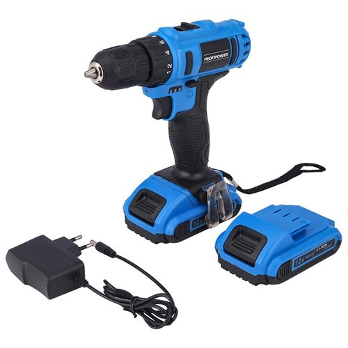 Шуруповерт акк CN-12BM 12В Li-Ion -1шт 20Ач 2 скорости 25Нм ЗУ коробка ProfiPower 259100₽