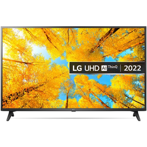 50 Телевизор LG 50UQ75006LF 2022 VA, черное стекло