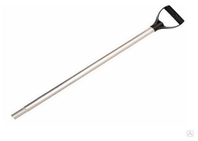Черенок алюминиевый/черенок для лопаты c V-ручкой ф-36мм L1000мм(1м)