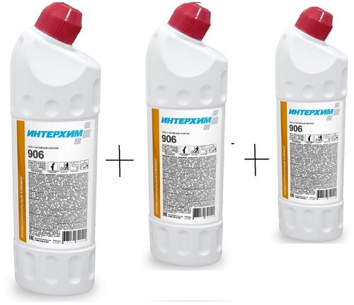 Интерхим 906 Универсальный чистящий гель с активным хлором