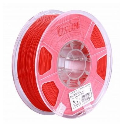 PLA+ пластик eSUN для 3D принтера 1.75 мм, Красный, 1 кг