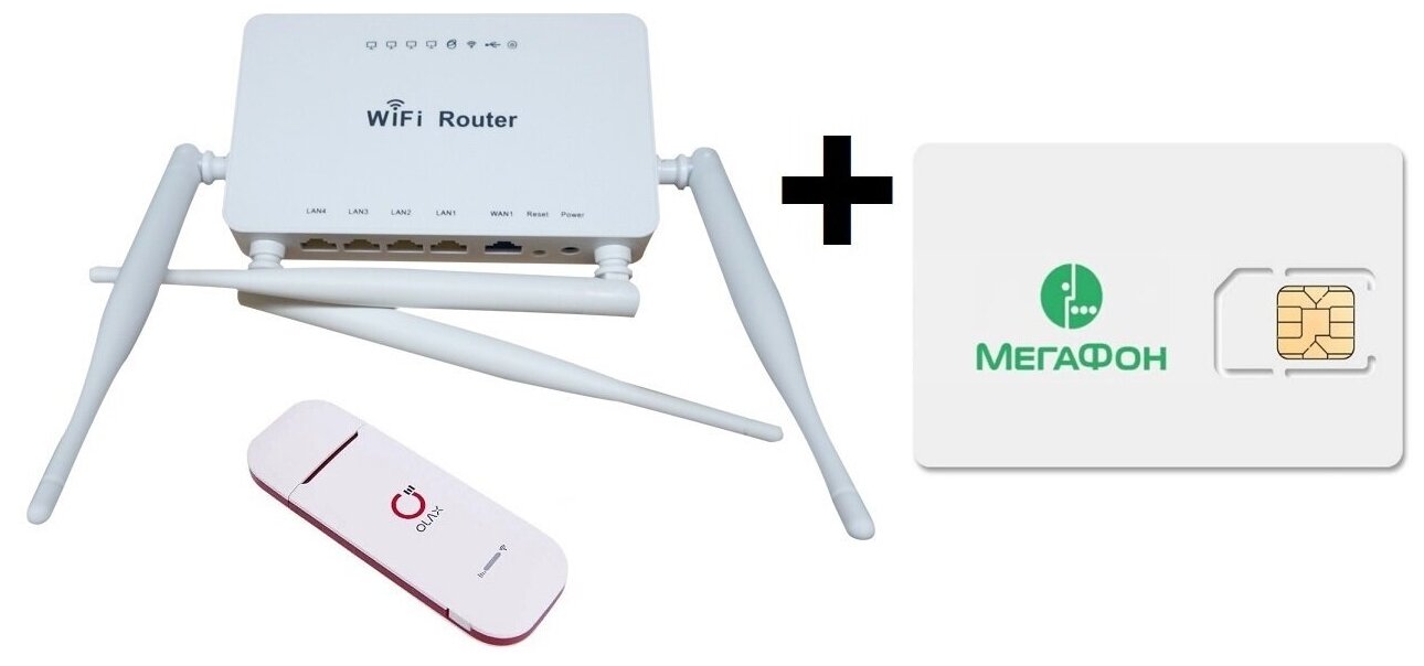 Модем 3G/4G LTE Olax U90h-e с роутером ZBT 1626 Wi-Fi+Ethernet