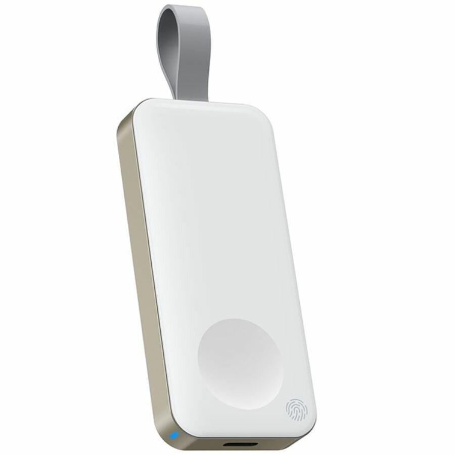 Беспроводное зарядное устройство, повербанк для смарт-часов WiWU Wi-M19 Elfin для Apple Watch 1-8/SE/Ultra на 1200мАч