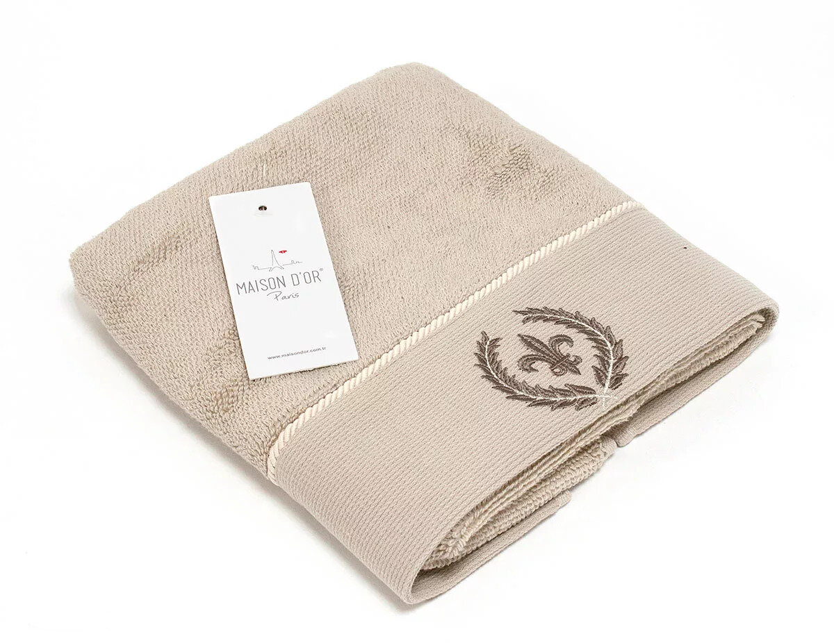 фото Махровое банное полотенце 85х150 Maison Dor Seymour (бежевый)