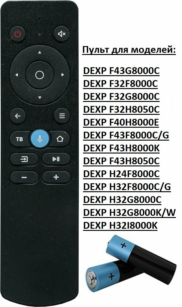 Пульт для DEXP AN-1603 без лого