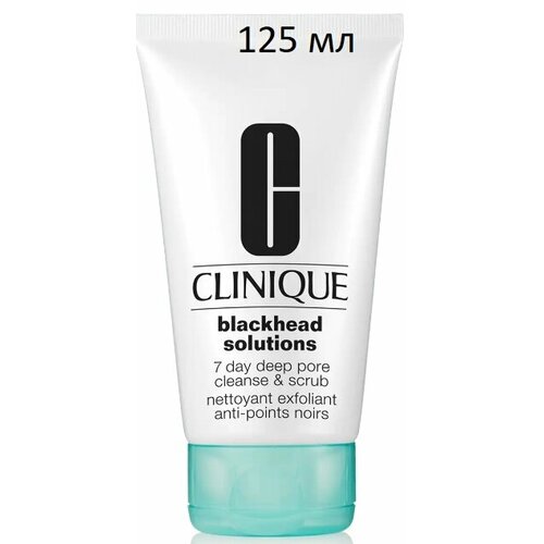 Clinique Скраб для очищения пор за 7 дней от черных точек очищает и сужает поры 3000₽