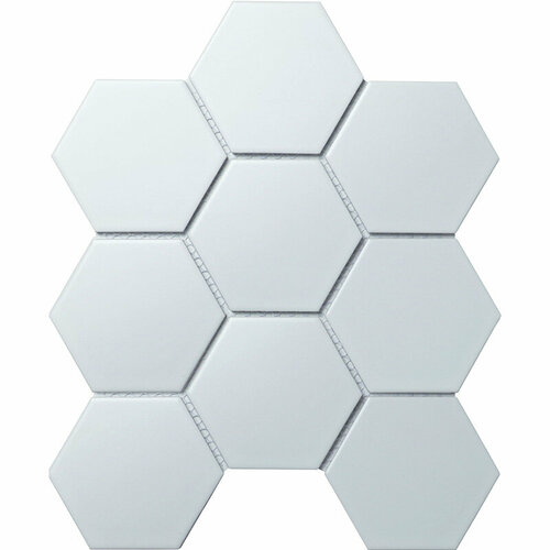 Мозаика STARMOSAIC HOMEWORK Hexagon big White Matt SBH1005 25,6x29,5 (цена за 1 шт)
