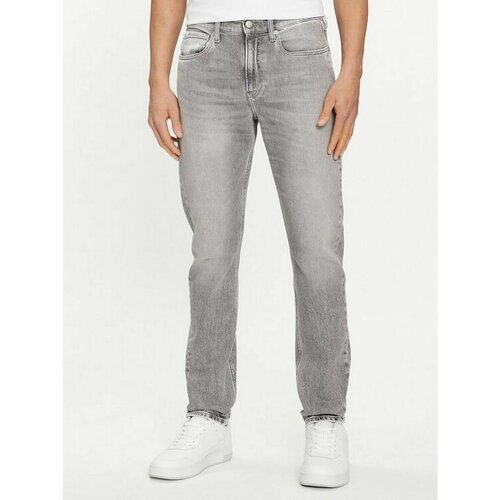 Джинсы Calvin Klein Jeans, размер 34/34 [JEANS], серый джинсы зауженные calvin klein размер 34 34 серый
