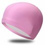 Шапочка для плавания ПУ одноцветная (Розовый)