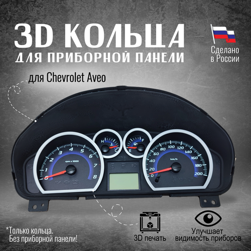 Кольца приборной панели для Шевроле Авео