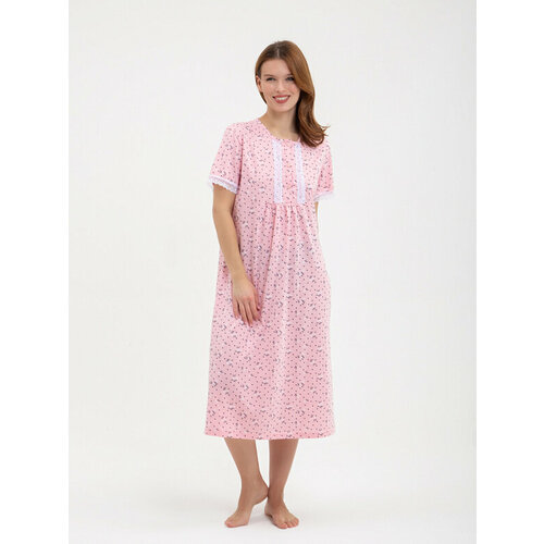 Сорочка Lilians, размер 52, розовый сорочка lilians размер 52 серый белый