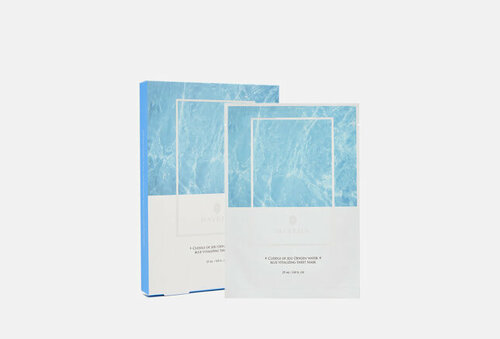 Тонизирующая тканевая маска для лица Cuddle of jeju oxygen water blue vitalizing sheet mask