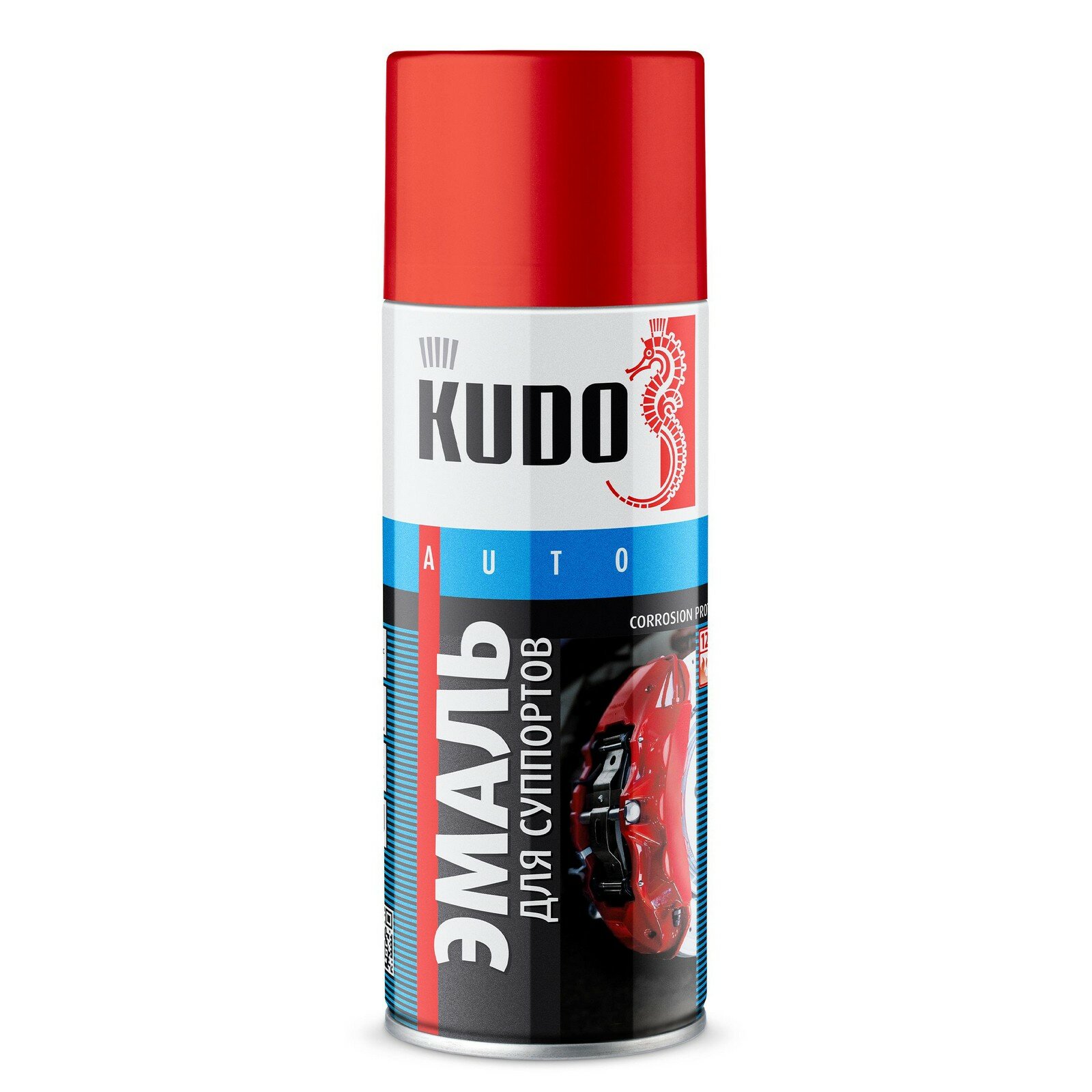 Краска для суппортов KUDO красная 520 мл аэрозоль