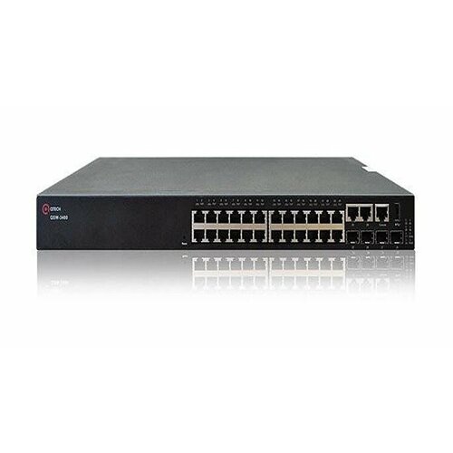 Коммутатор QTECH QSW-3450-28T-AC 24 порта 10/100/1000Base-T и 4 порта SFP 1000 Мбит/с уровень L3 коммутатор qnap qsw 1105 5t