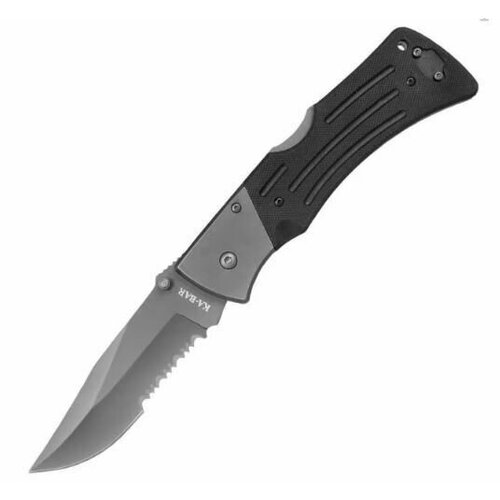 Ka-Bar 3063 Mule Serrated Edge G10 Folding Knife wtt black 217 folding knife g10