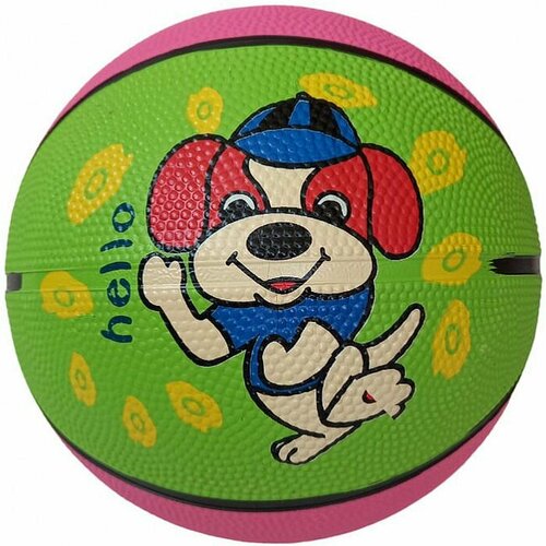 Мяч баскетбольный SPORTEX 3 розовыйзеленый 1050₽