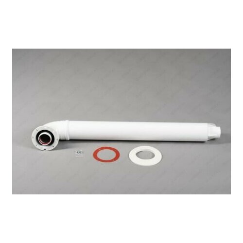 Дымоход коаксиальный горизонтальный 60/100 К-С-04 (Р) (антилед)