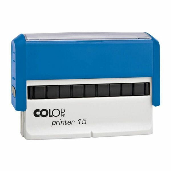 Colop Printer 15 Автоматическая оснастка для штампа (штамп 69 х 10 мм.), Синий