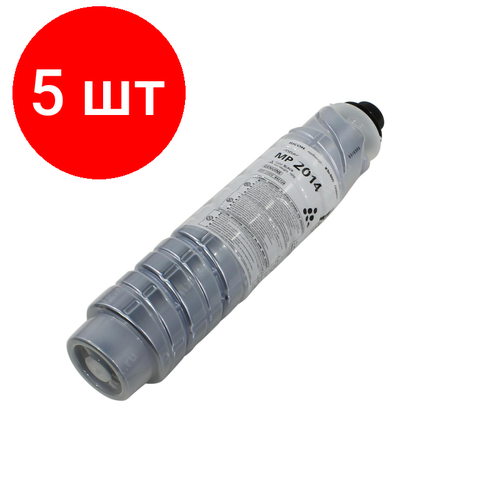 Комплект 5 штук, Тонер Ricoh MP 2014 (842128) чер. для MP2014 тонер ricoh mp 2014 black 842128