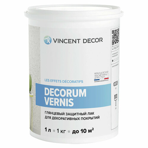 Лак защитный Vincent Decor Decorum Vernis глянцевый 1 л