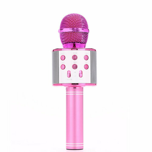 детский беспроводной караоке микрофон k5 blue Микрофон-караоке / Микрофон-колонка/ Караоке беспроводной Детский микрофон с Bluetooth колонка