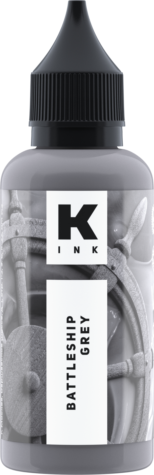 Пигмент для татуировок "Краска Tattoo Ink" - Корабельный серый, 50 мл