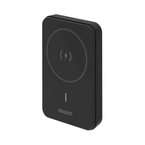 Внешний АКБ NRG MageSafe 10000 мА-ч Basic, 15Вт QI, Deppa, Deppa 33667 черный