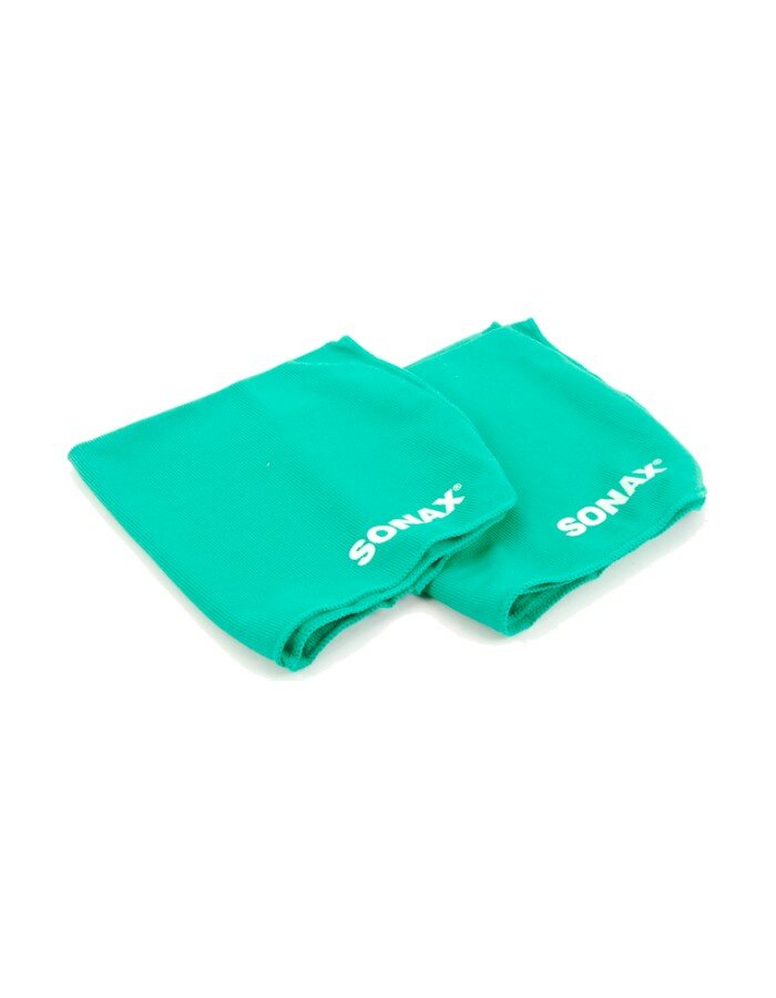 Sonax Салфетки из микрофибры для салона и стекла (2шт) Microfibre Cloth Plus 40x40см