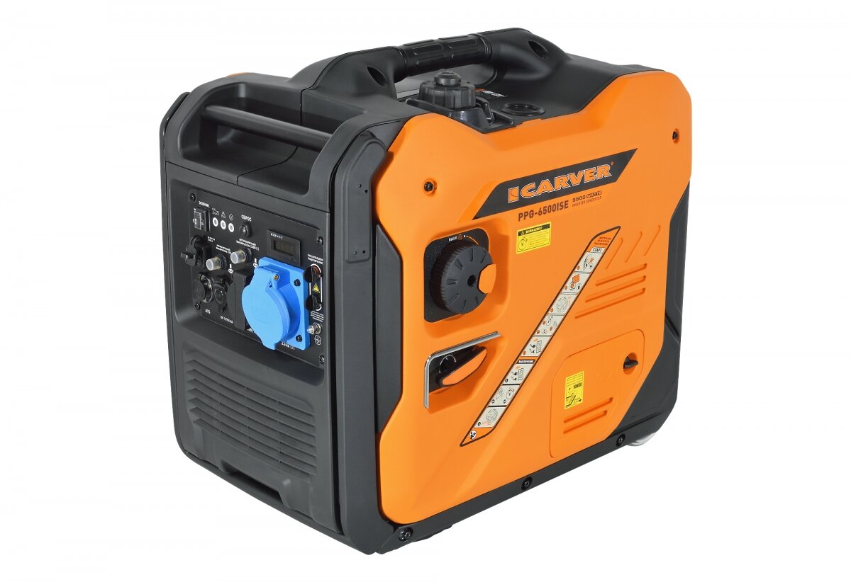 фото Генератор бензиновый инверторный Carver PPG-6500ISE, 01.020.00048