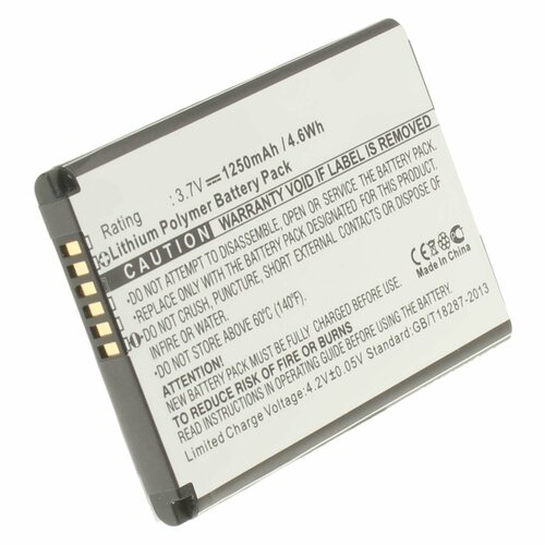 Аккумуляторная батарея iBatt iB-A1-M1079 1250mAh для телефонов, смартфонов HTC аккумуляторная батарея ibatt ib a1 m497 1650mah для телефонов смартфонов nokia