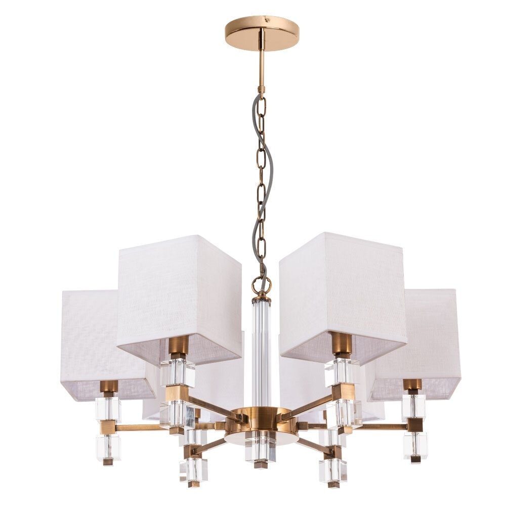 Подвесная люстра Arte Lamp North с поддержкой Маруся A5896LM-6PB-М - фото №2