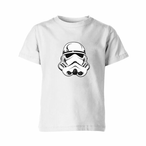 Детская футболка «Штурмовик Stormtrooper Star wars Звездные воины» (164, белый)