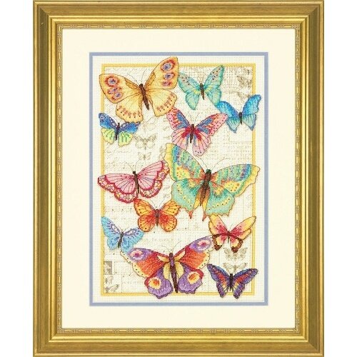 Набор для вышивания DIMENSIONS "Красота бабочек", 25х35,5 см (DMS-70-35338)