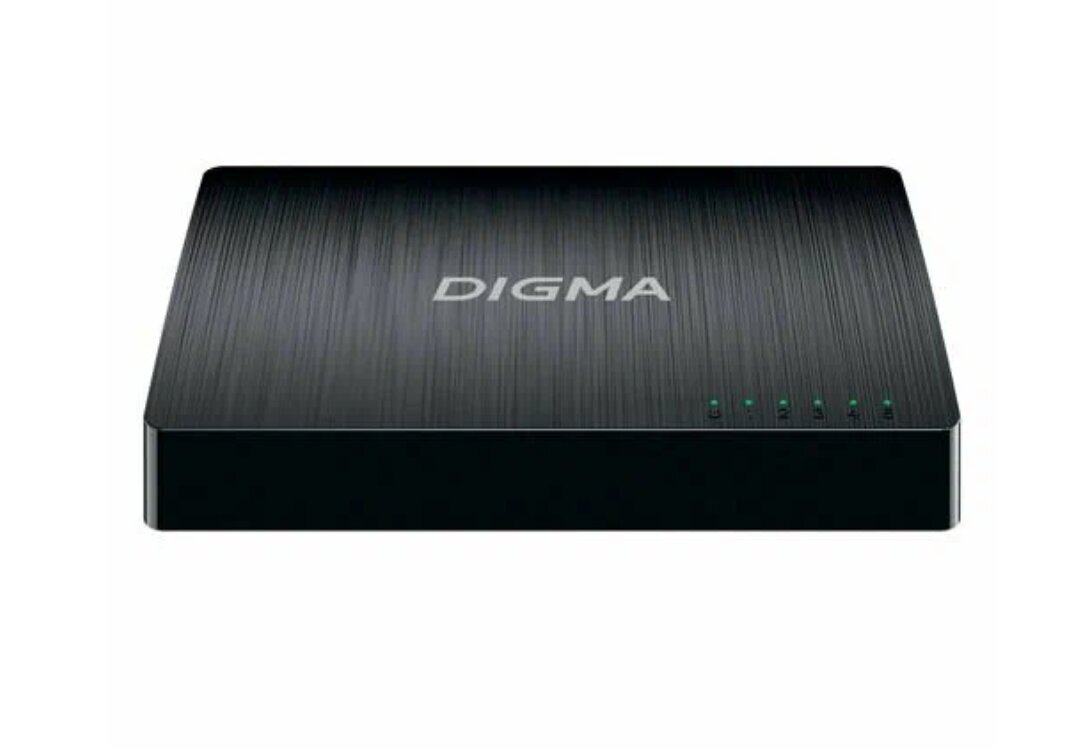 Коммутатор Digma DSW-105GE 5 портов, неуправляемый