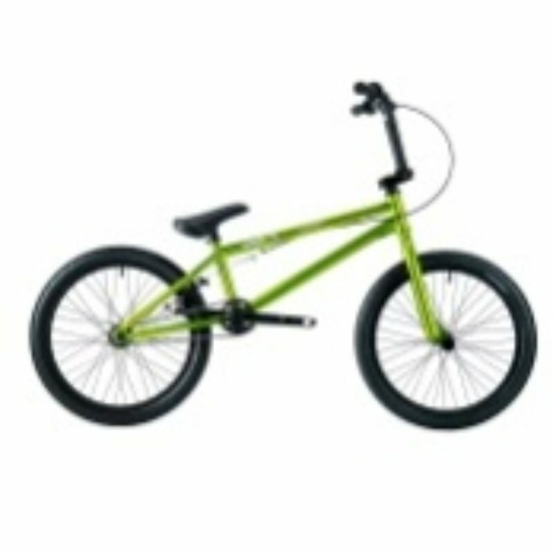 Велосипед BMX 20" COMIRON GEEK, Рама 20.5". Рост: 145-175см. Цвет: green-yellow metallic