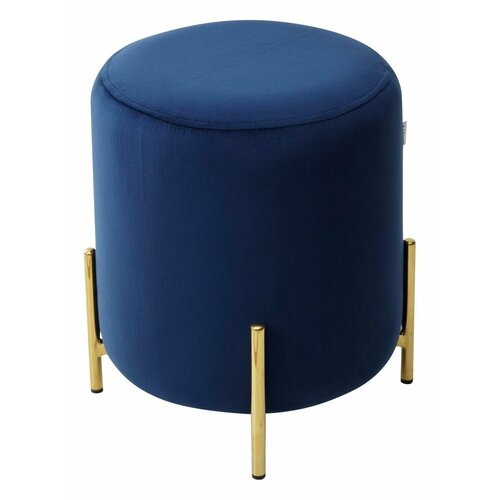Пуф м-сити Пуф для гостиной RICE BLUVEL-86 NAVY BLUE GOLD М-City арт 628M04399 8750₽